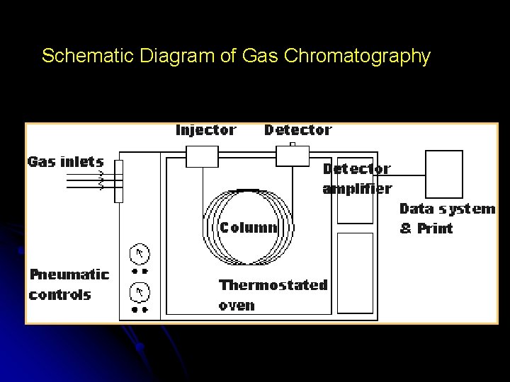 Schematic Diagram of Gas Chromatography 