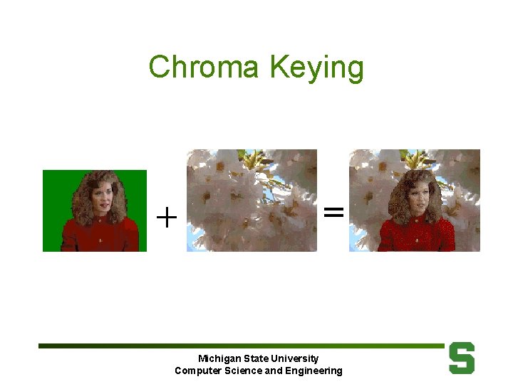 Chroma Keying Michigan State University Computer Science and Engineering 