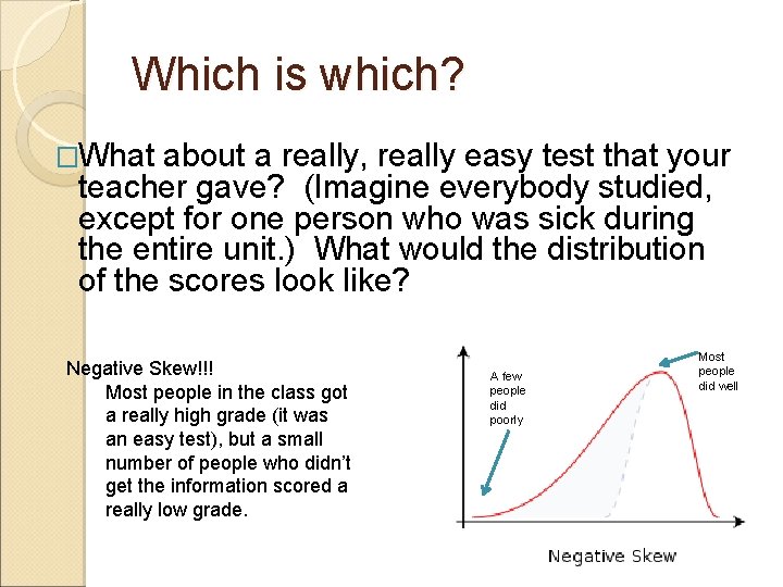 Which is which? �What about a really, really easy test that your teacher gave?
