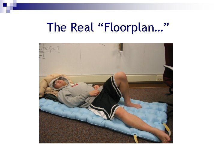 The Real “Floorplan…” 