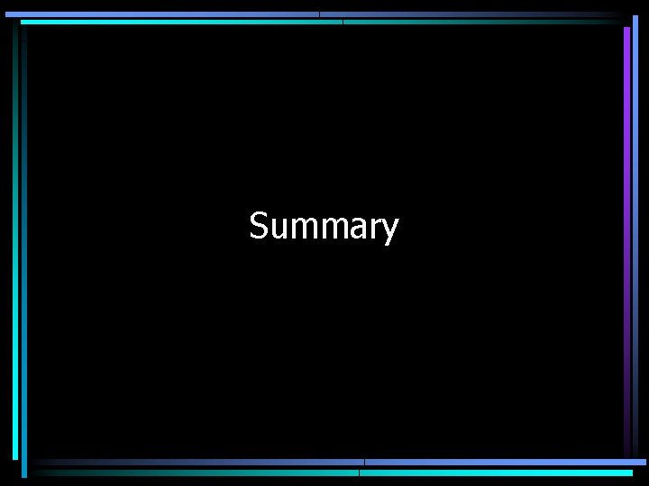 Summary 