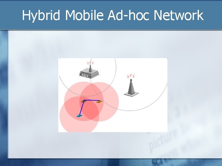 Hybrid Mobile Ad-hoc Network 