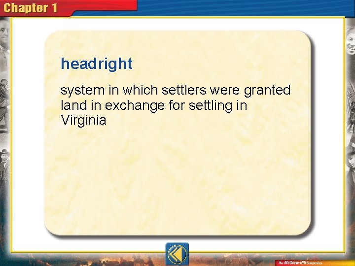 Big Ideas Geography and History The headright system