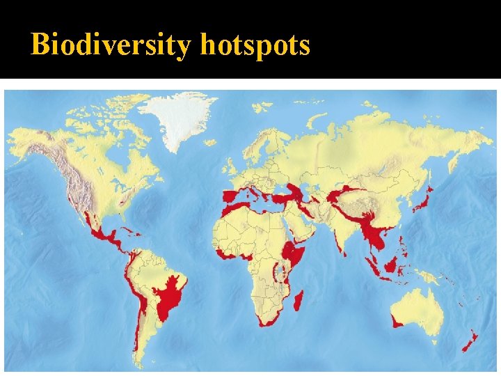 Biodiversity hotspots 
