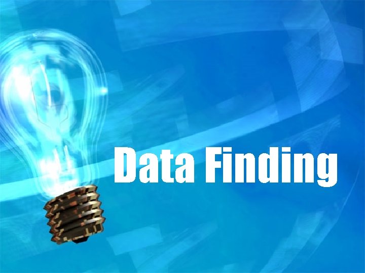 Data Finding 