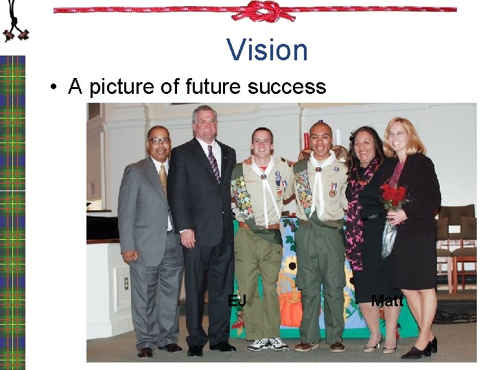 Vision • A picture of future success EJ Matt 