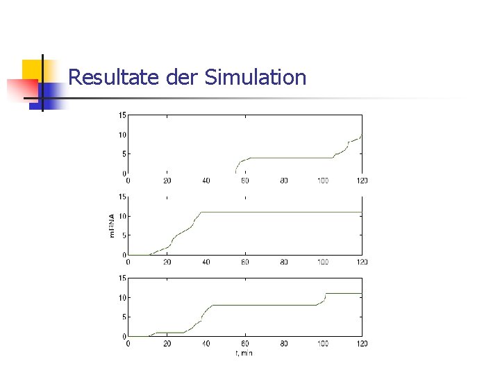 Resultate der Simulation 