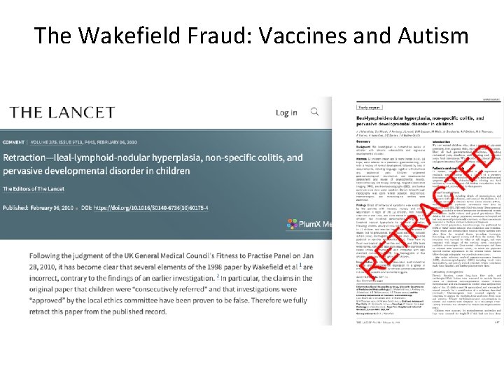 The Wakefield Fraud: Vaccines and Autism 