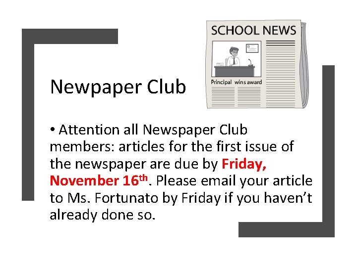 Newpaper Club • Attention all Newspaper Club members: articles for the first issue of