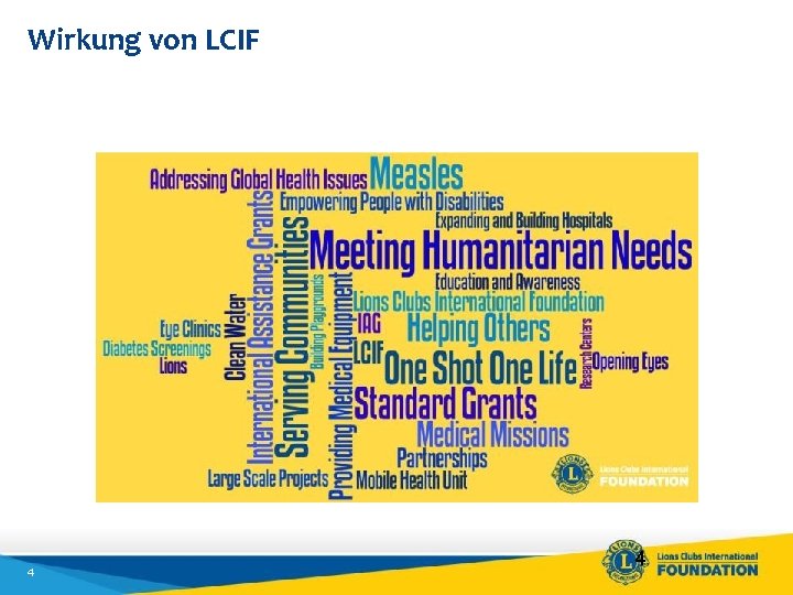 Wirkung von LCIF 4 4 