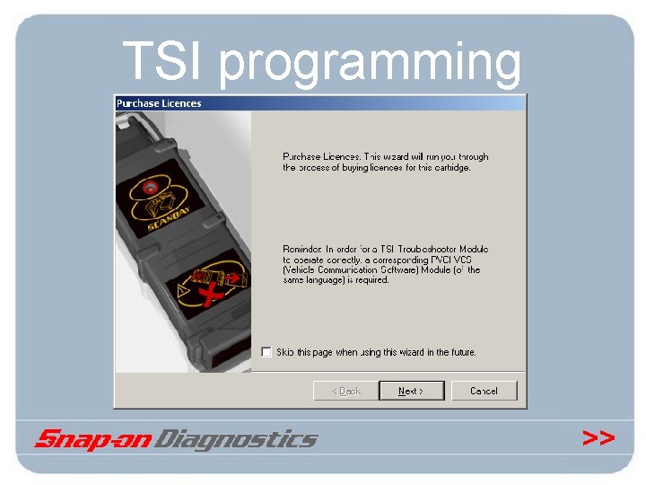 TSI programming >> 