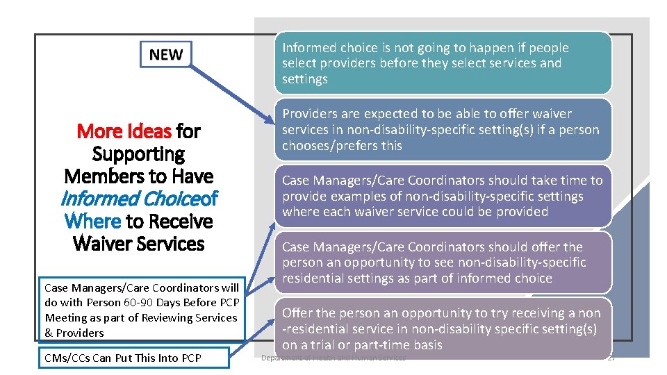 Informed choice is not going to happen if people select providers before they select