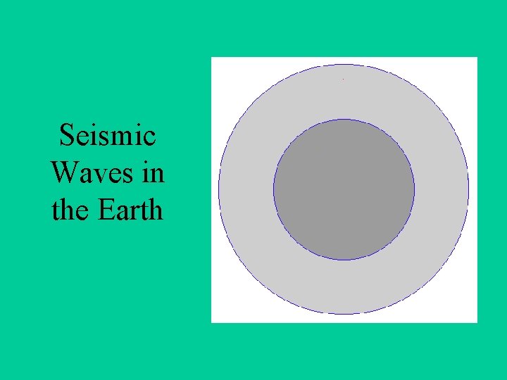 Seismic Waves in the Earth 