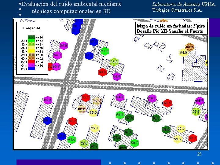 Evaluación del ruido ambiental mediante técnicas computacionales en 3 D Laboratorio de Acústica. UPNA.