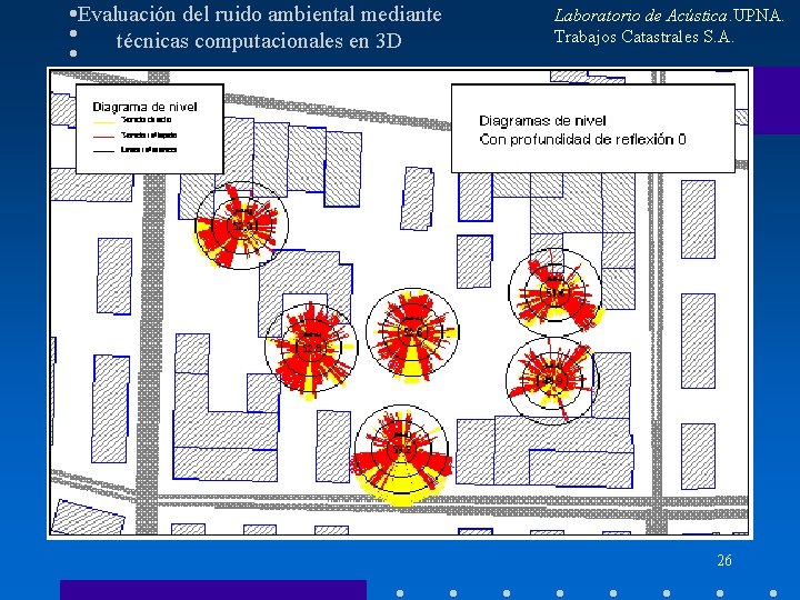 Evaluación del ruido ambiental mediante técnicas computacionales en 3 D Laboratorio de Acústica. UPNA.