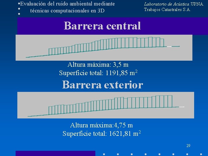 Evaluación del ruido ambiental mediante técnicas computacionales en 3 D Laboratorio de Acústica. UPNA.