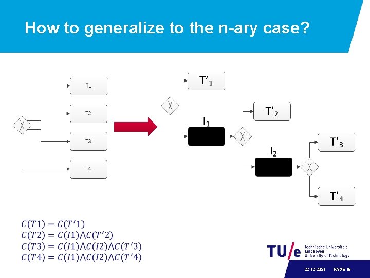 How to generalize to the n-ary case? 22 -12 -2021 PAGE 18 