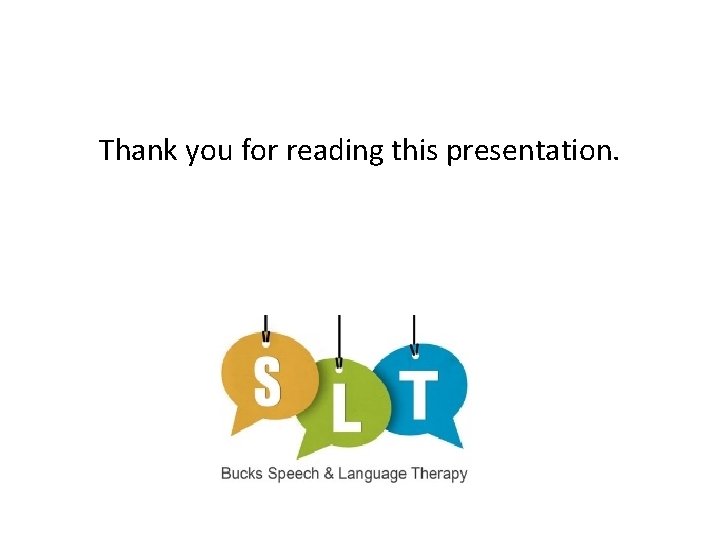 Thank you for reading this presentation. 