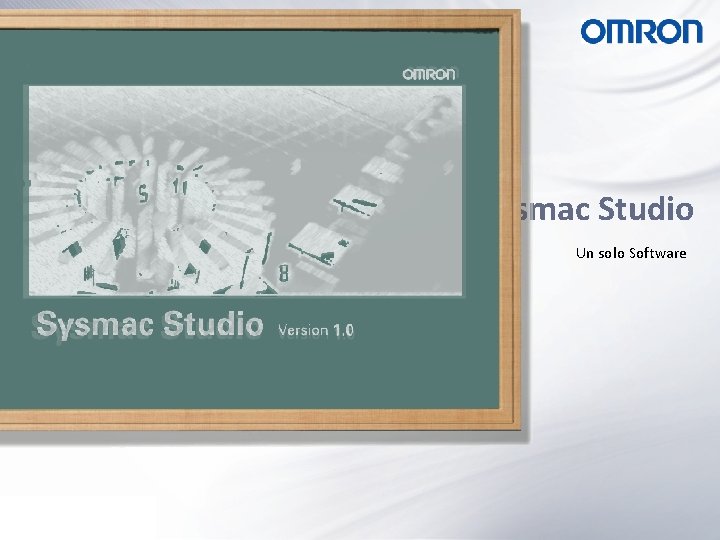 Sysmac Studio Un solo Software 