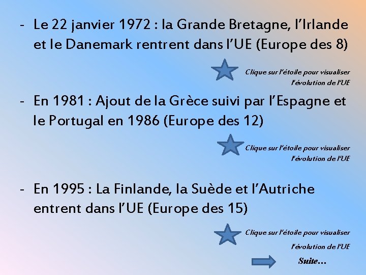 - Le 22 janvier 1972 : la Grande Bretagne, l’Irlande et le Danemark rent