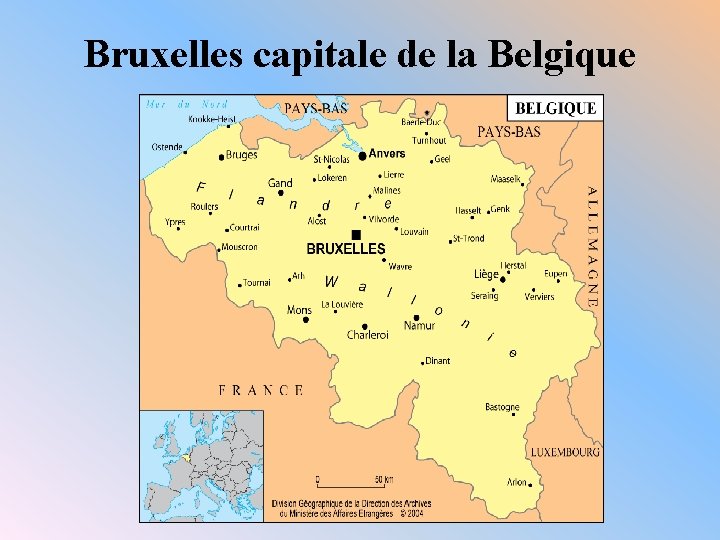 Bruxelles capitale de la Belgique 