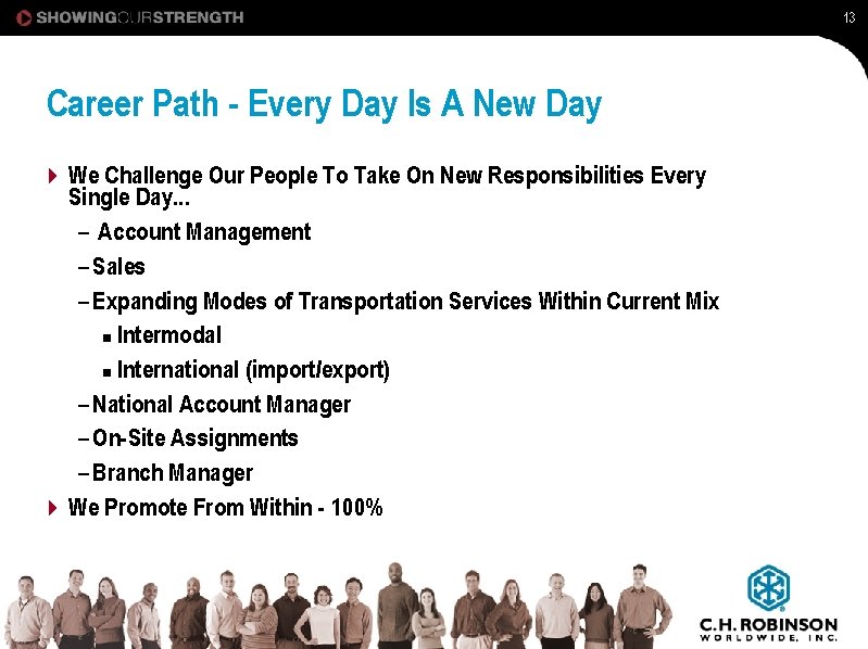 13 Career Path - Every Day Is A New Day 4 We Challenge Our
