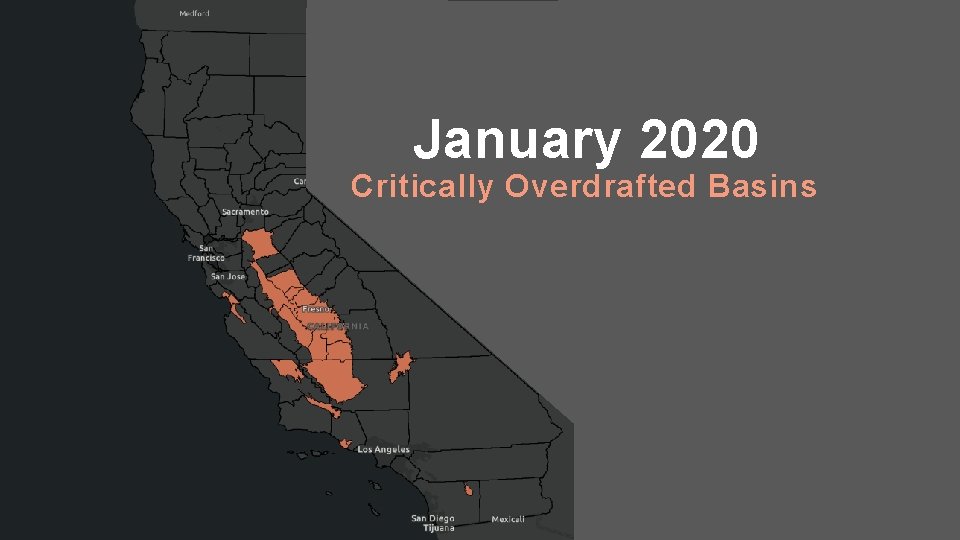 January 2020 Critically Overdrafted Basins 