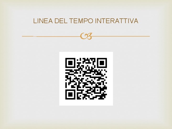 LINEA DEL TEMPO INTERATTIVA 