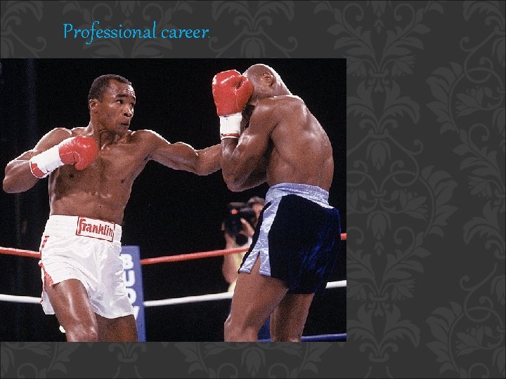 Professional career. 