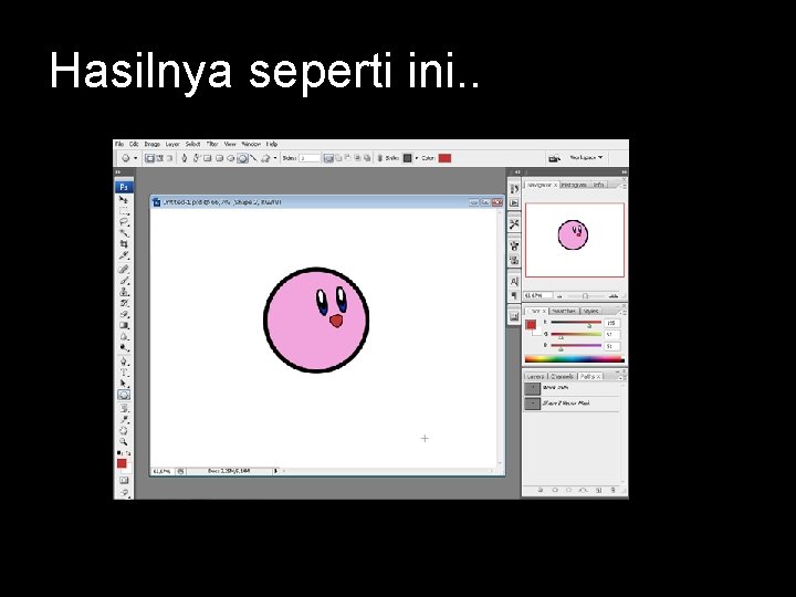 Hasilnya seperti ini. . 