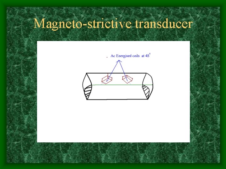 Magneto-strictive transducer 