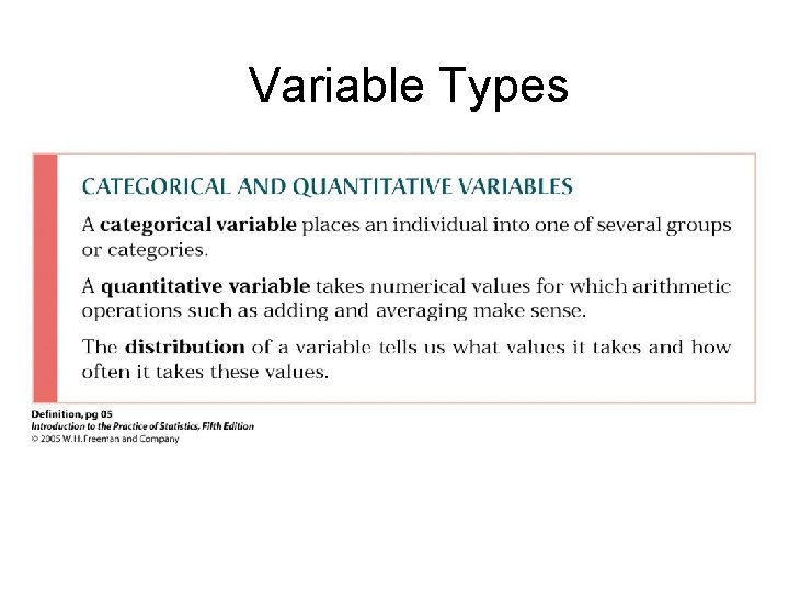 Variable Types 