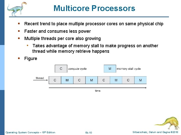 Multicore Processors § Recent trend to place multiple processor cores on same physical chip Multicore Processors § Recent trend to place multiple processor cores on same physical chip