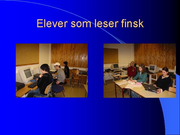 Elever som leser finsk 