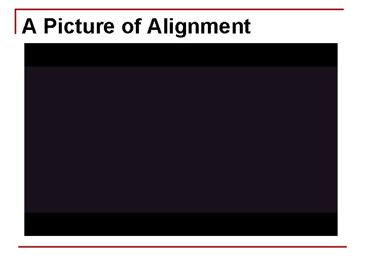 A Picture of Alignment 