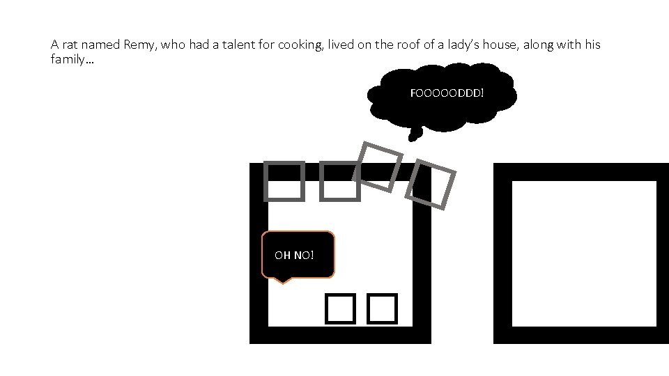 A rat named Remy, who had a talent for cooking, lived on the roof