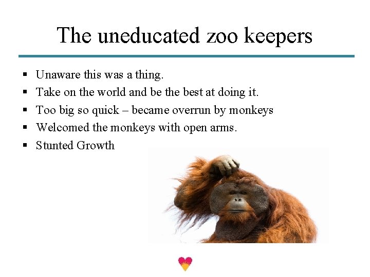 The uneducated zoo keepers § § § Unaware this was a thing. Take on