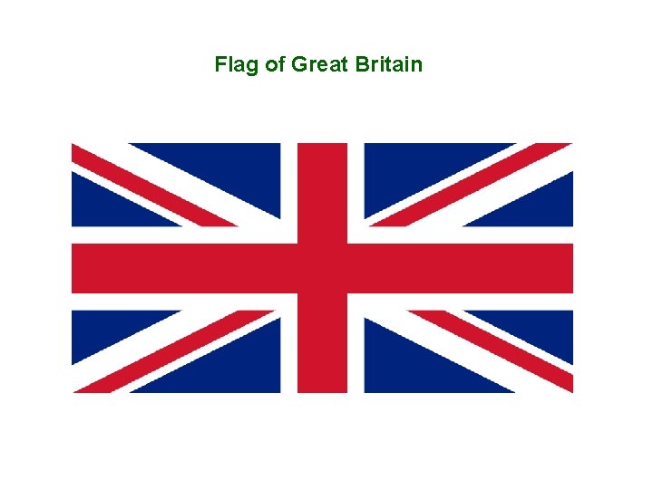 Flag of Great Britain 