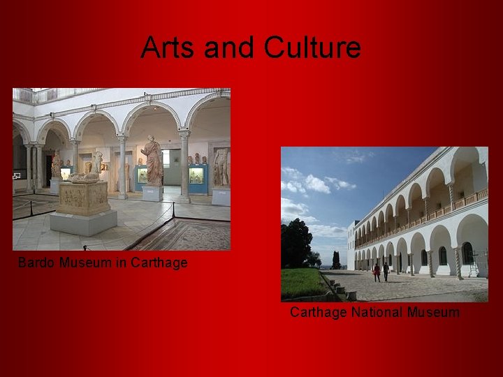 Arts and Culture Bardo Museum in Carthage National Museum 