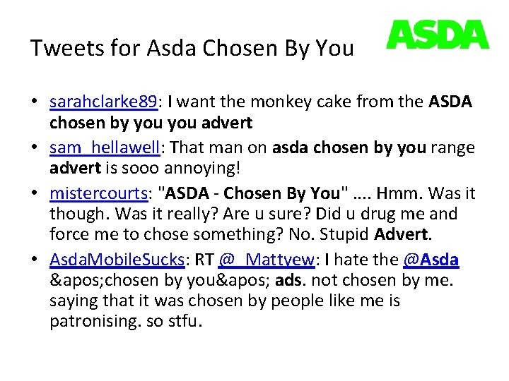 Tweets for Asda Chosen By You • sarahclarke 89: I want the monkey cake