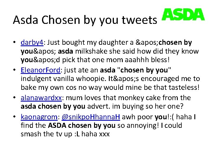 Asda Chosen by you tweets • darby 4: Just bought my daughter a &apos;