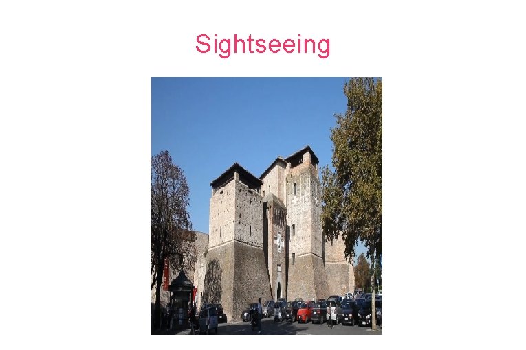 Sightseeing 