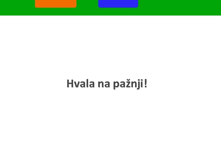 Hvala na pažnji! 