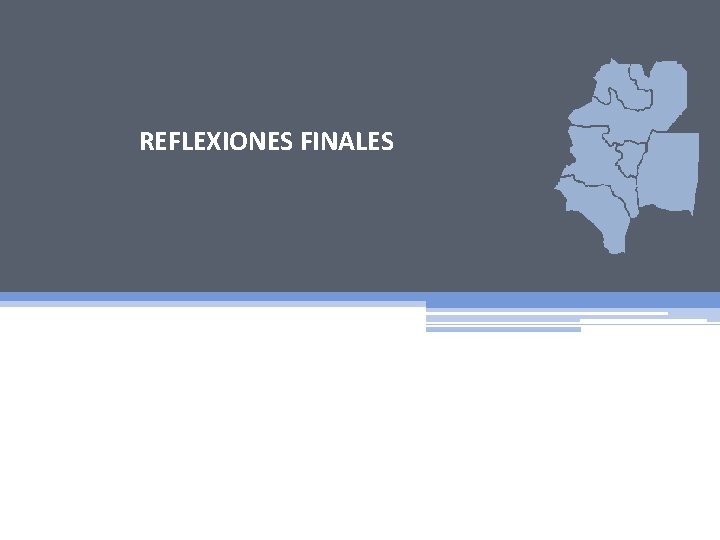 REFLEXIONES FINALES 