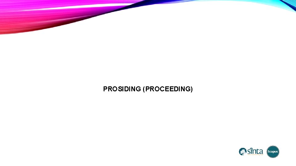 PROSIDING (PROCEEDING) 