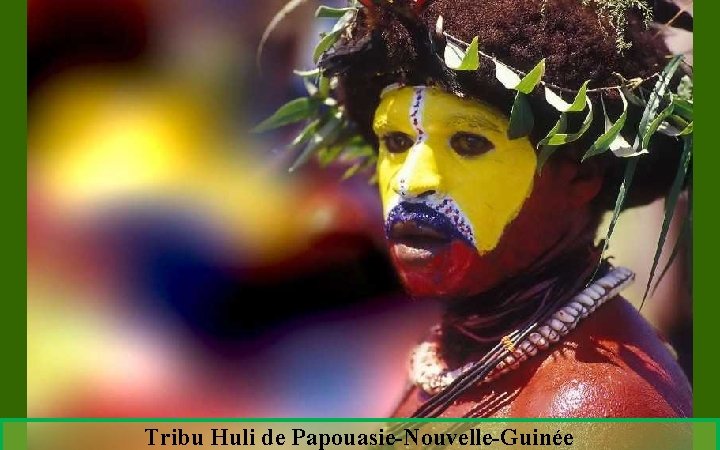 Tribu Huli de Papouasie-Nouvelle-Guinée 