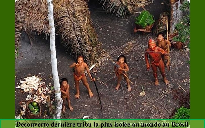 Découverte dernière tribu la plus isolée au monde au Brésil 