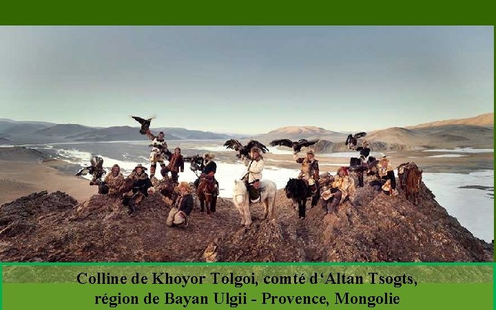 Colline de Khoyor Tolgoi, comté d‘Altan Tsogts, région de Bayan Ulgii - Provence, Mongolie