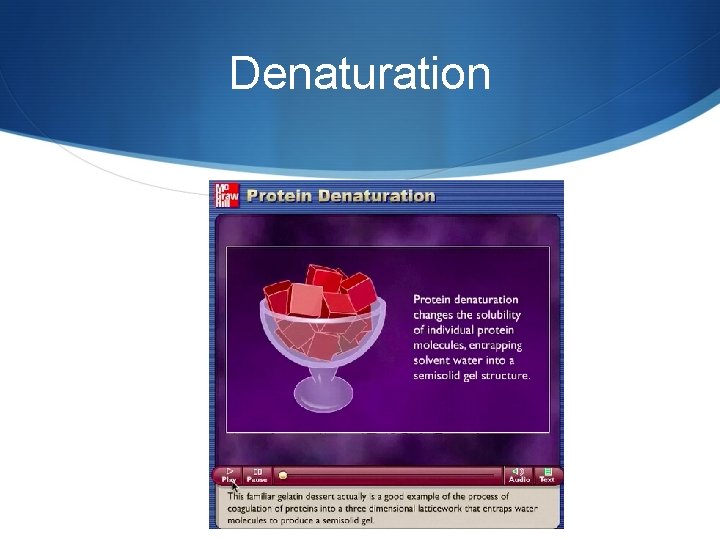 Denaturation 