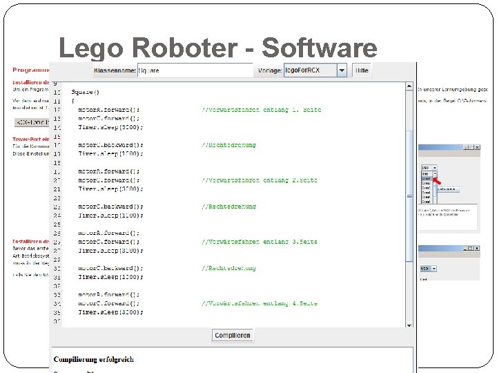 Lego Roboter - Software 